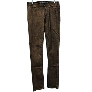 SELENA GOMEZ Dream Out Loud! Black & Gold Jeans Waist 32"